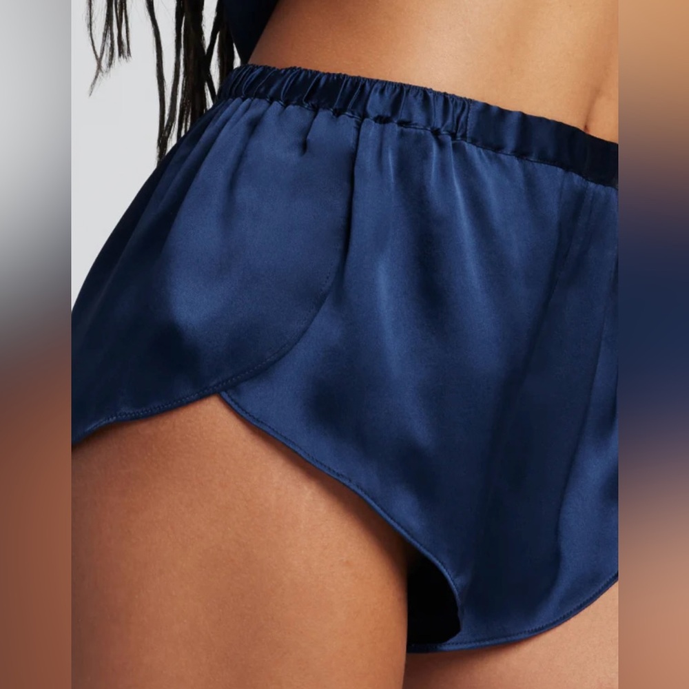 Silk Mini Shorts Negative Underwear